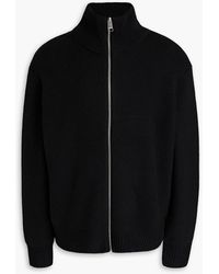 FRAME - Wool Zip-up Sweater - Lyst