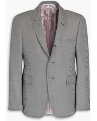 Thom Browne - Houndstooth Wool-tweed Blazer - Lyst
