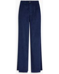 Rag & Bone - Sofie Wool-Corduroy Wide-Leg Pants - Lyst