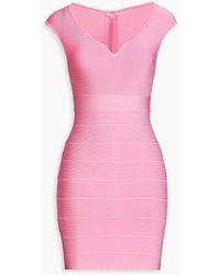 Hervé Léger - Bandage Mini Dress - Lyst