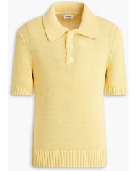Sandro - Cotton-Blend Polo Shirt - Lyst