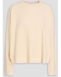 YMC - Waffle-knit Cotton Sweatshirt - Lyst