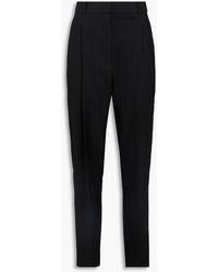 McQueen - Wool-Crepe Tapered Pants - Lyst