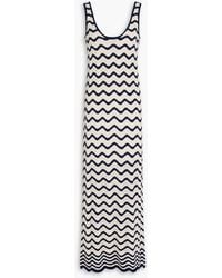 Zimmermann - Crochet-knit Cotton Maxi Dress - Lyst