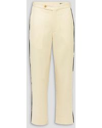 Bode - Player Straight-Leg Bead-Embellished Felted Wool-Blend Twill Pants - Lyst
