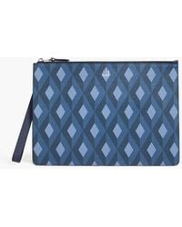 Dunhill - Printed Textured-leather Document Case - Lyst