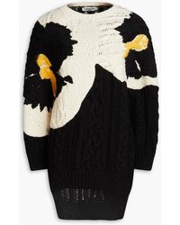 Valentino Garavani - Cable-knit Wool Sweater - Lyst