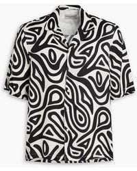 Officine Generale - Eren Printed Twill Shirt - Lyst