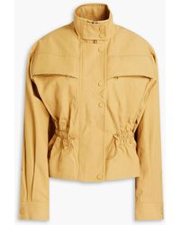 Zimmermann - Jacke aus twill aus einer baumwollmischung - Lyst