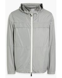 Canali - Printed Shell Hooded Jacket - Lyst