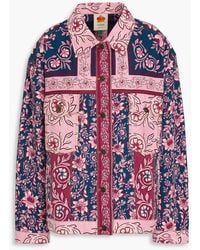 FARM Rio - Jacke aus baumwoll-twill mit floralem print - Lyst