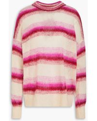 Isabel Marant - Drussel Striped Mohair-blend Sweater - Lyst