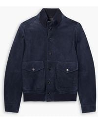Tom Ford - Suede Blouson Jacket - Lyst
