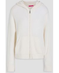 The Elder Statesman - Nimbus Cashmere And Cotton-blend Zip-up Hoodie - Lyst