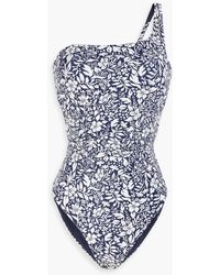 Onia - Wren One-shoulder Floral-print Swimsuit - Lyst