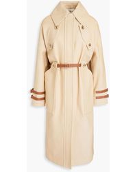 Tory Burch - Belted Cotton-blend Coat - Lyst