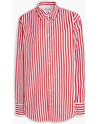 Maison Margiela - Striped Cotton-poplin Shirt - Lyst