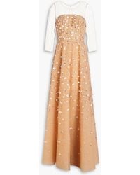 Carolina Herrera - Sequin-embellished Tulle Gown - Lyst