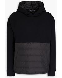Y/OSEMITE - Quilted Shell-paneled Cotton-blend Fleece Hoodie - Lyst