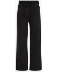 3.1 Phillip Lim - Frayed High-rise Straight-leg Jeans - Lyst