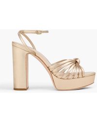 Loeffler Randall - Rivka Leather Platform Sandals - Lyst