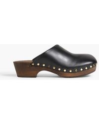 KHAITE - Lucca Studded Leather Clogs - Lyst