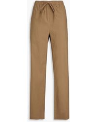 Rag & Bone - Logan Linen-Blend Wide-Leg Pants - Lyst