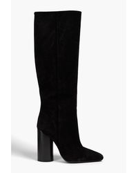 Ferragamo - Pampero Suede Knee Boots - Lyst