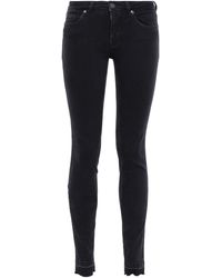 Maje Low-rise Skinny Jeans Black