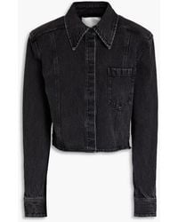3.1 Phillip Lim - Cropped Denim Jacket - Lyst