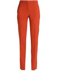 Theory - Wool-blend crepe tapered pants - Lyst