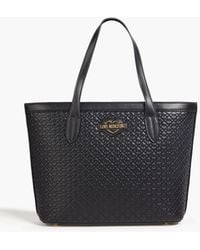 Love Moschino - Embossed Faux Leather Tote - Lyst
