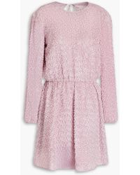 RED Valentino - Fil Coupé Organza Mini Dress - Lyst