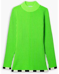 Christopher John Rogers - Ribbed Wool-blend Sweater - Lyst
