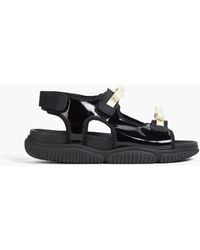 Cecilie Bahnsen - Valeria Bow-Detailed Slingback Sandals - Lyst