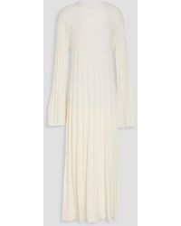 Loulou de Saison - Irma Ribbed Wool And Cashmere-Blend Midi Dress - Lyst