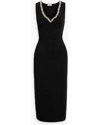 Jonathan Simkhai - Khari Crystal-Embellished Stretch-Knit Midi Dress - Lyst