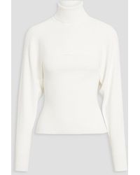 A.L.C. - Ellie Layered Ribbed-knit Turtleneck Sweater - Lyst