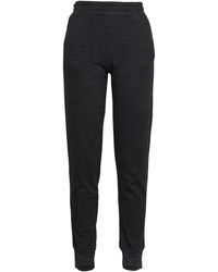 Monrow Woman Marled French Terry Track Trousers Black