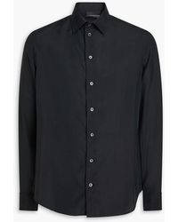 Emporio Armani - Silk Shirt - Lyst