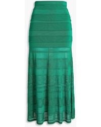 Sandro - Stretch-knit Midi Skirt - Lyst