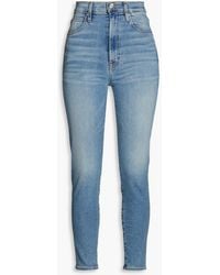 SLVRLAKE Denim - Beatnik Cropped High-rise Skinny Jeans - Lyst