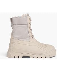 Axel Arigato - Padded Shell And Leather Rain Boots - Lyst