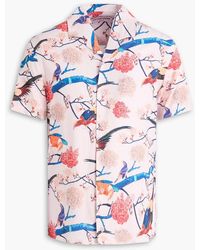 Orlebar Brown - Hibbert Printed Piqué Shirt - Lyst