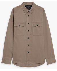 Rag & Bone - Jack Wool-Blend Twill Shirt - Lyst