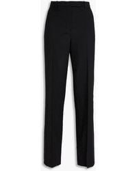 Versace - Wool And Silk-Blend Jacquard Straight-Leg Pants - Lyst