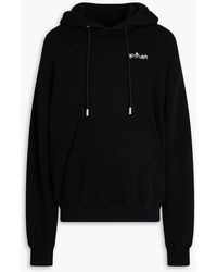 Off-White c/o Virgil Abloh - Printed French Cotton-Terry Hoodie - Lyst