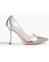 Roger Vivier - I love vivier pumps aus pvc und -leder mit verzierung - Lyst