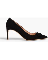 Rupert Sanderson - Nada Embellished Suede Pumps - Lyst