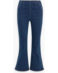 Veronica Beard - Carson High-Rise Kick-Flare Jeans - Lyst